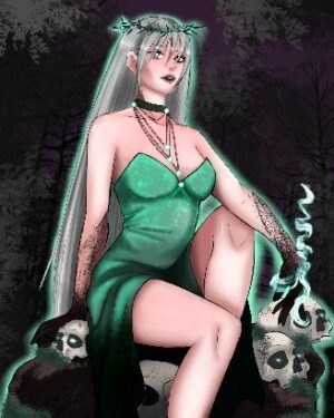 Листівка "Некромантка"